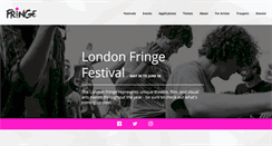 Desktop Screenshot of festival.londonfringe.ca