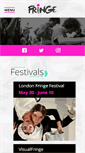 Mobile Screenshot of festival.londonfringe.ca