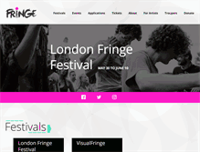 Tablet Screenshot of festival.londonfringe.ca